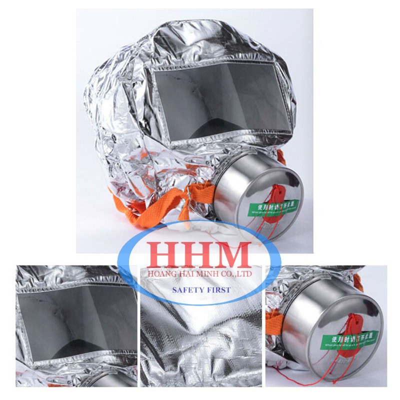 Mặt nạ trùm đầu thoát hiểm hỏa hoạn XHZLC40 - 40 phút