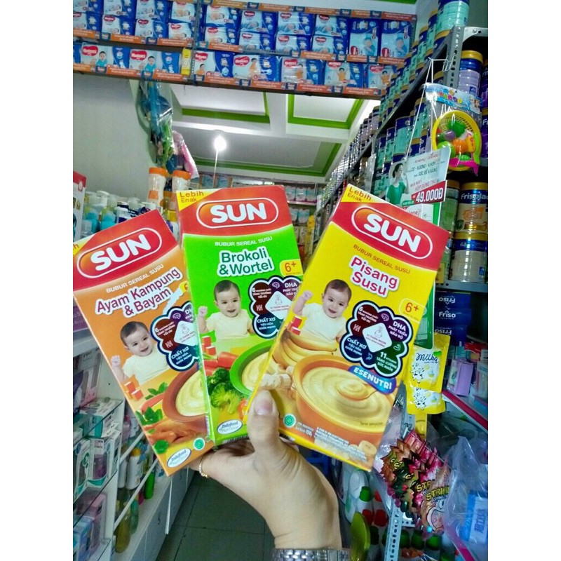 [ sale ] bột ăn dặm sun 120gr bé từ 6 tháng Date 2022