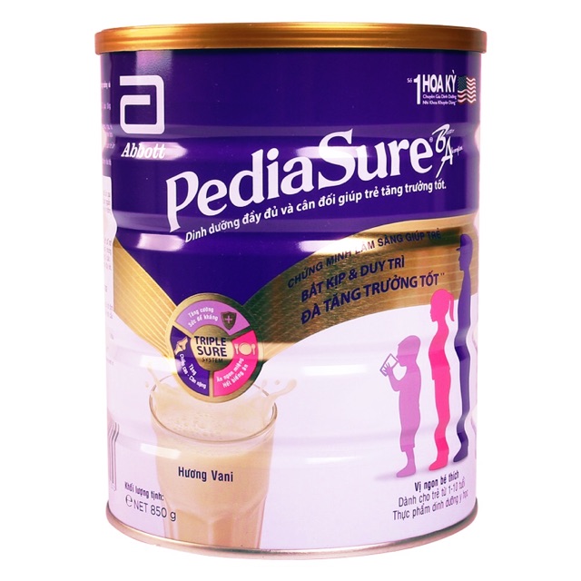 Sữa bột Pediasure cho trẻ từ 1-10 tuổi ( 850g)