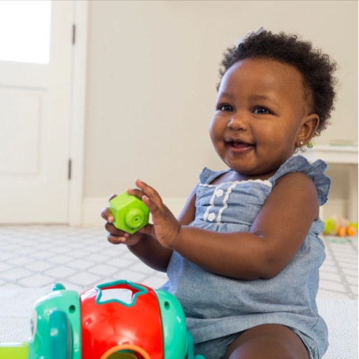 Set đồ chơi thả khối hình chú voi Infantino JUMBO SHAPE SORTE