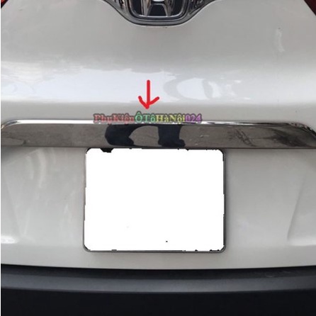 Ốp Tay Mở Cốp phía trên Mạ Crom Xe CRV 2018- 2022