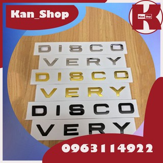 Chữ DISCOVERY Dán Ô Tô 3D