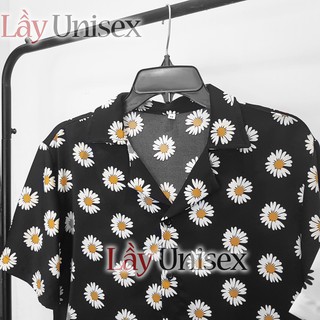 [ẢNH THẬT] Sơ mi hoa cúc cổ vest form rộng