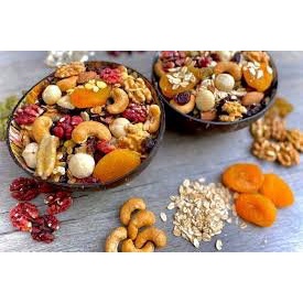 Combo 1 kg hạt làm GRANOLA ( Tặng 100g mật ong )