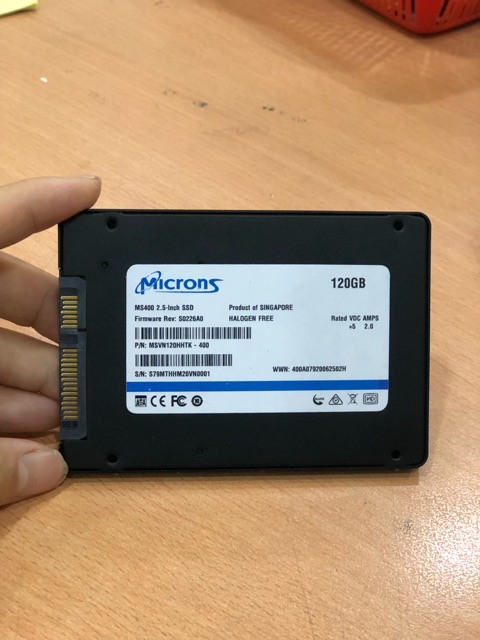 Ổ CỨNG THỂ RẮN - SSD 120GB Microns MS400 2.5-Inch SATA III