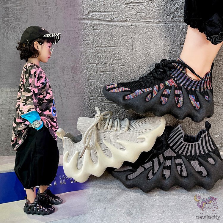 Giày thể thao phối lưới thoáng khí thời trang Hàn Quốc cho bé