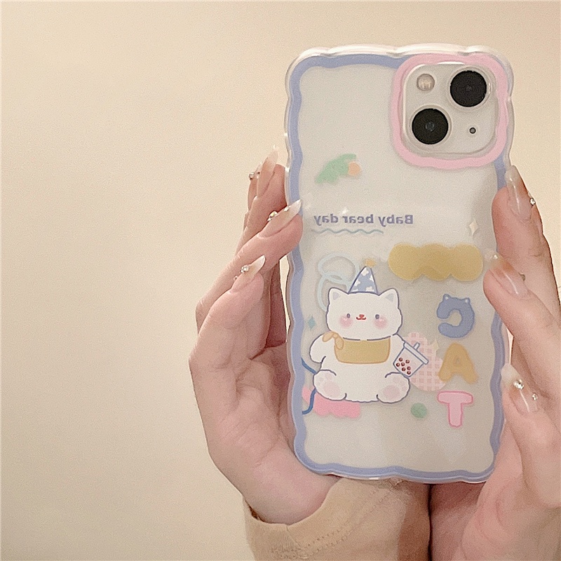 Ốp lưng iphone Ốp Điện Thoại Họa Tiết Sóng Biển Lớn Cho iphone13promax / 12 / 14pro / 11 / 6 / 6s / 7 / 8 / Plus / Mini /ProMax-14 Dinuo case