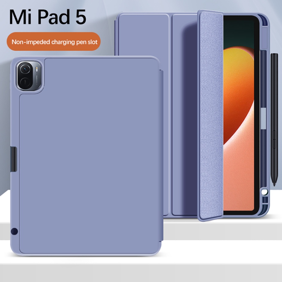 Ốp Máy Tính Bảng Có Ngăn Đựng Bút Cảm Ứng Cho Xiaomi pad 5 Case 2021 mi pad 5 Pro
