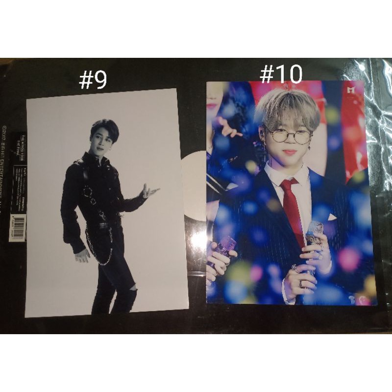 (Có sẵn) Poster A5 BTS của Jimin, V và Suga