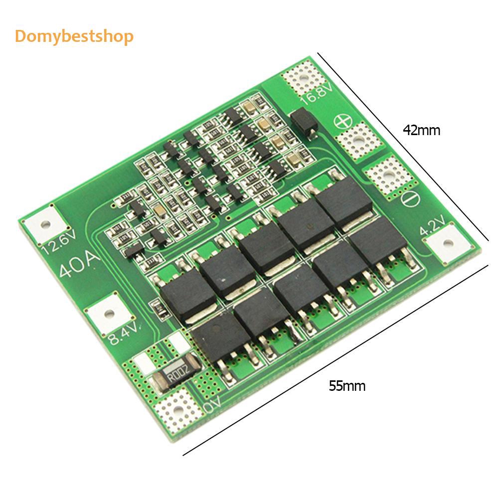 Db Useful✒PCB BMS Enhanced Module 3S 40A 12.6V 18650 Lithium Battery Charger Protection Board
