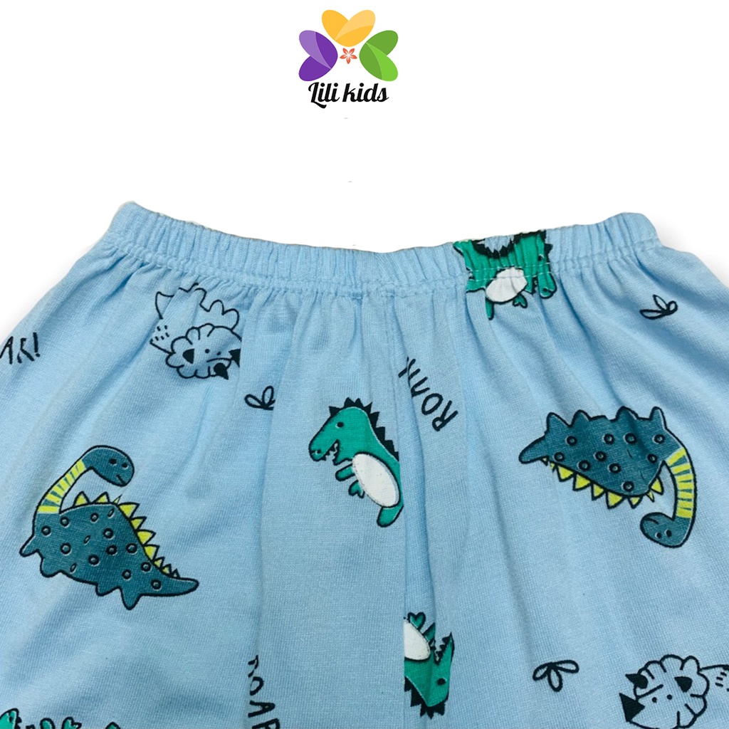 quần đùi cho bé trai bé gái LILIKIDS quần chục đùi họa tiết chất mềm mịn QC18