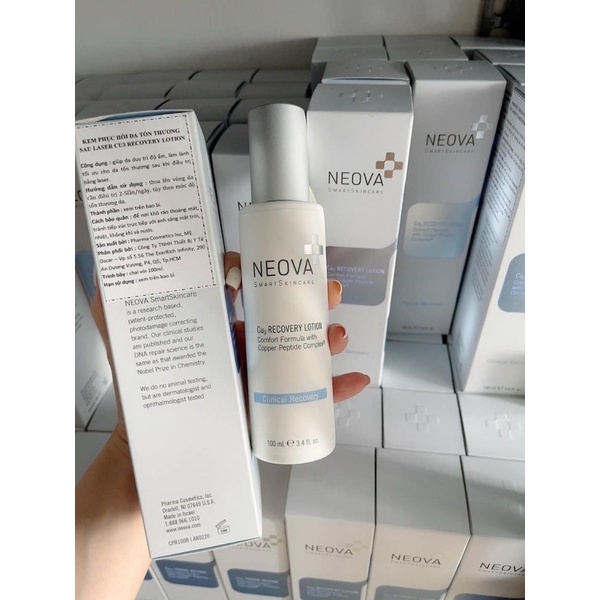 Kem dưỡng Peptide Đồng phục hồi da - NEOVA Cu3 RECOVERY LOTION 100ml - Bác Sĩ Dá Liễu An