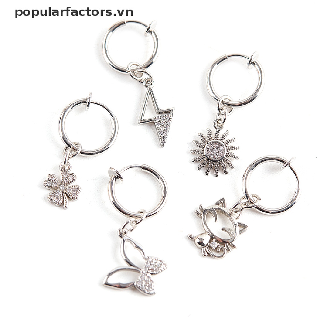 [Phổ Biến] Khuyên Rốn Dạng Kẹp Đính Đá Quyến Rũ