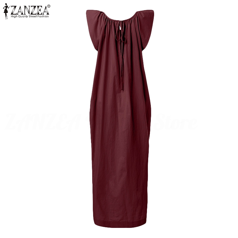 ZANZEA Váy dài không tay thời trang nữ thanh lịch | BigBuy360 - bigbuy360.vn