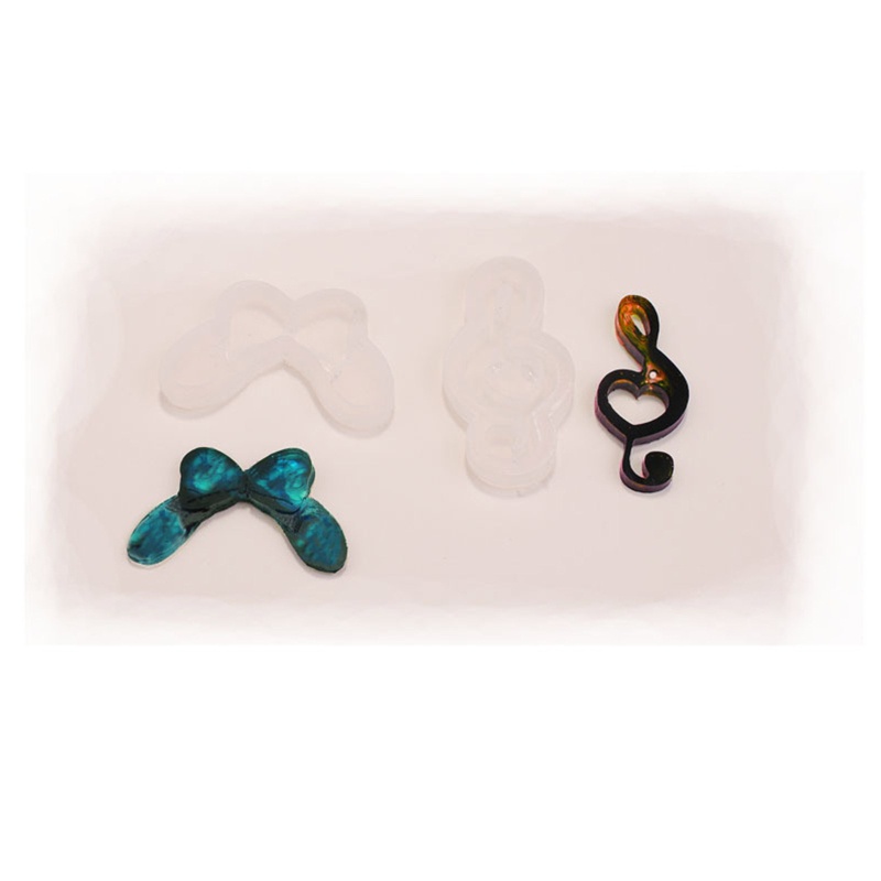 Khuôn Silicone Làm Bánh Hình Nốt Nhạc Xinh Xắn