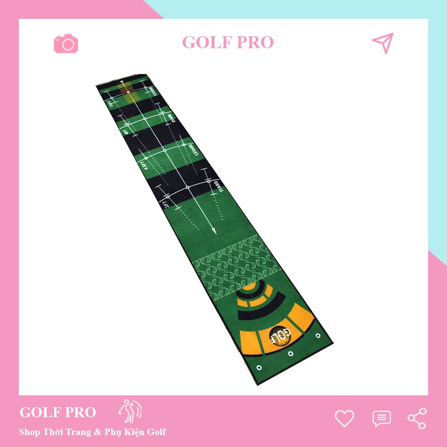 Thảm golf tập Putting Mat tại nhà mini di động tiện lợi shop GOLF PRO TT017
