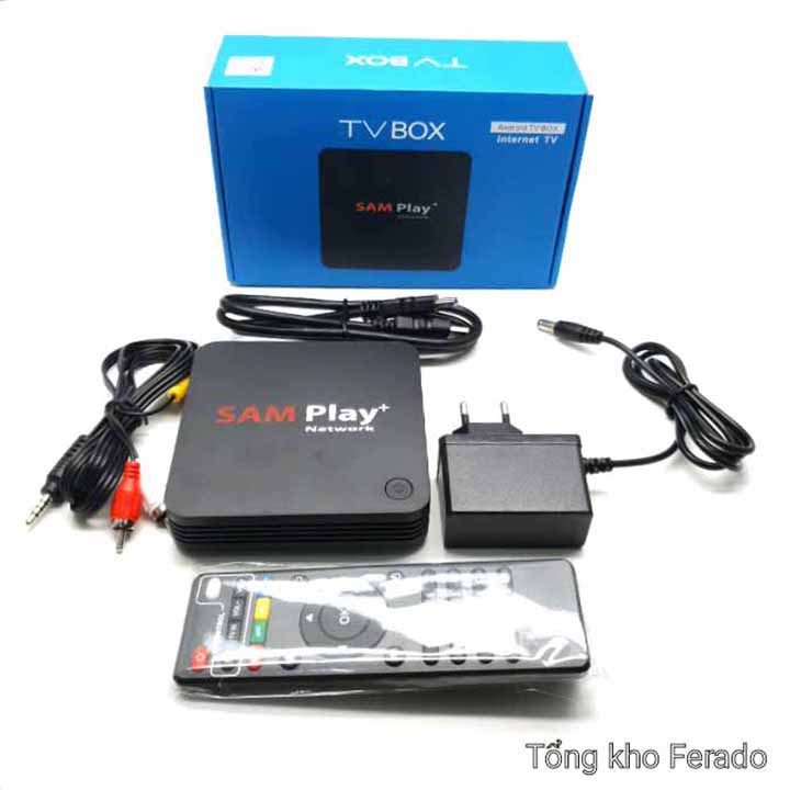 TV Box Android Samplay+ S10Xpro - Biến TV thông thường thành Smart TV thông minh