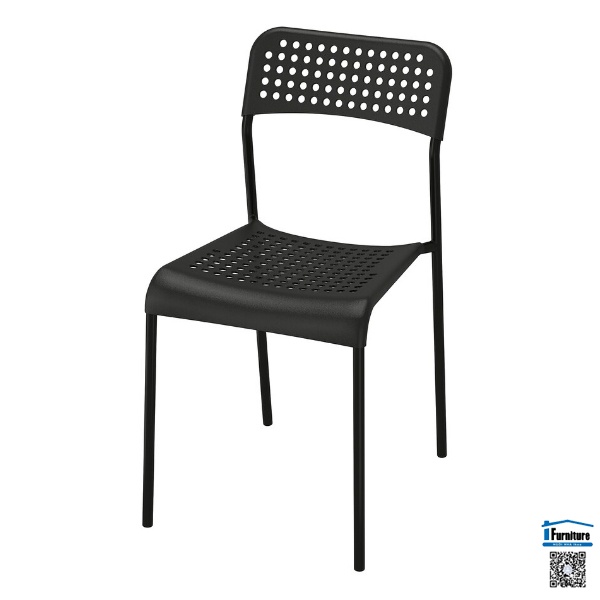 GHẾ TỰA ADDE IKEA - MÀU ĐEN (Chính hãng - có sẵn)