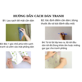Tranh Dán Tường 3D,Cánh Đồng Hoa, 392(Đã tích hợp sẵn keo)