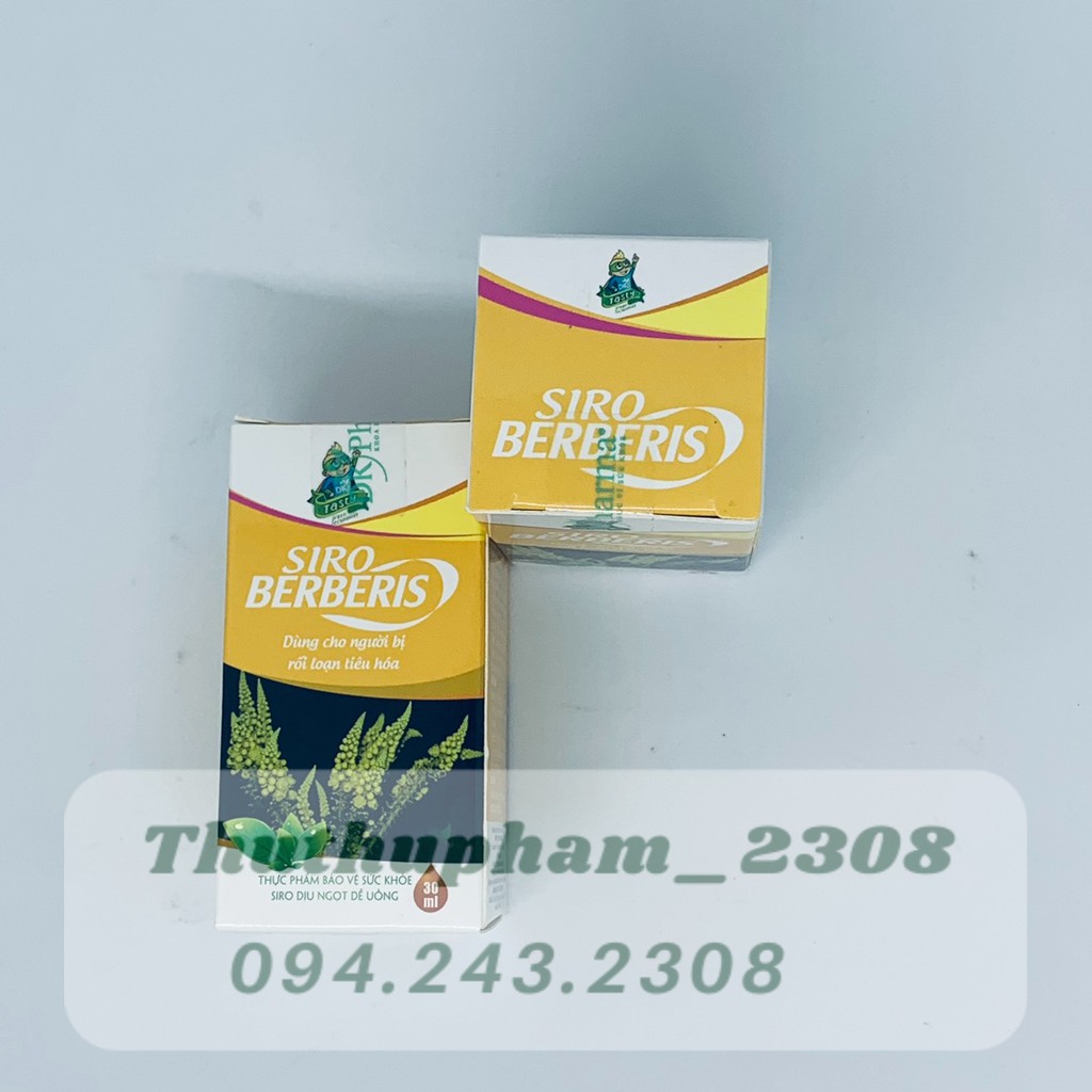 Siro Berberis 30ml tiêu chảy