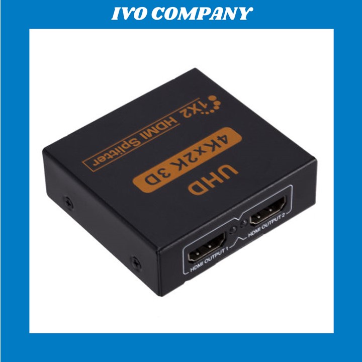 Bộ Chia HDMI 1x2 Không Suy Hao Có Cấp Nguồn