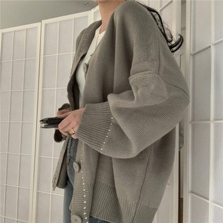 Áo khoác len nữ cardigan taobao
