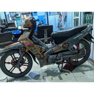 tem trùm sirius 110 xám cam