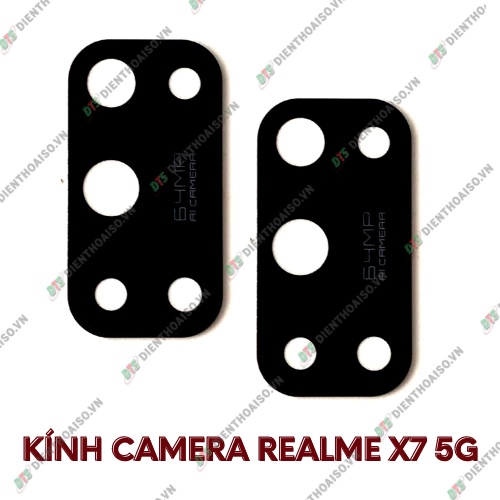 Mặt kính camera realme x7 5g có sẵn keo