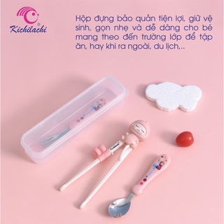 Đũa tập ăn cho bé kèm thìa và dĩa