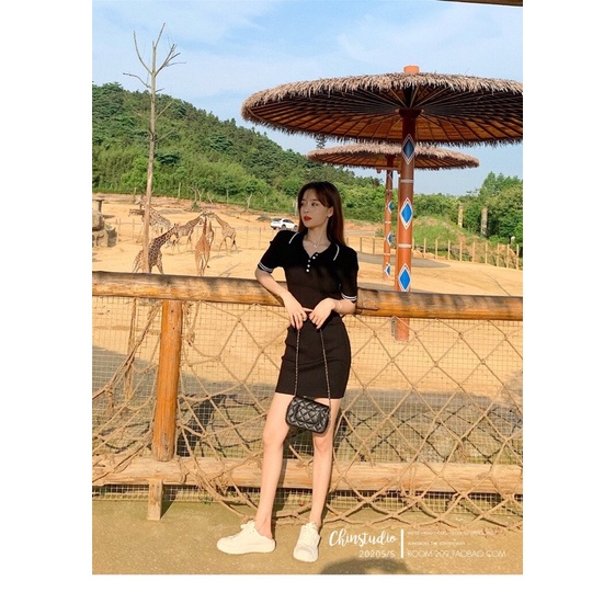 váy len dệt kim polo hottrend 2021 | BigBuy360 - bigbuy360.vn