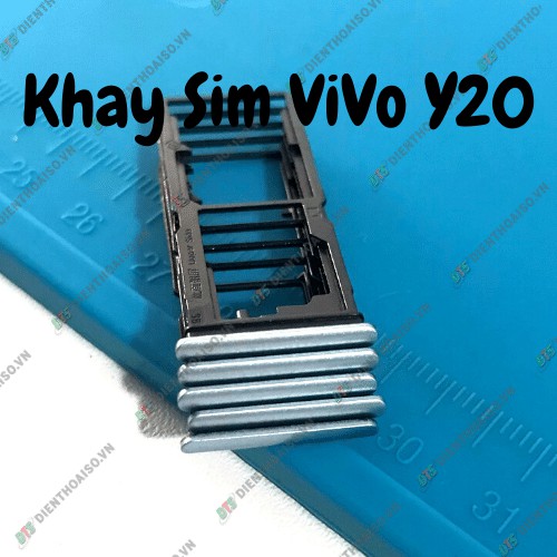 Khay sim máy Vivo Y20 xanh, đen, trắng