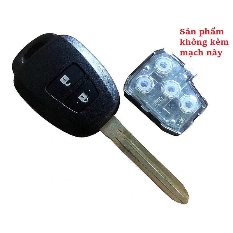 Vỏ Chìa Khóa Xe Toyota Vios, Innova, Camry, Corolla 2 Nút Bấm