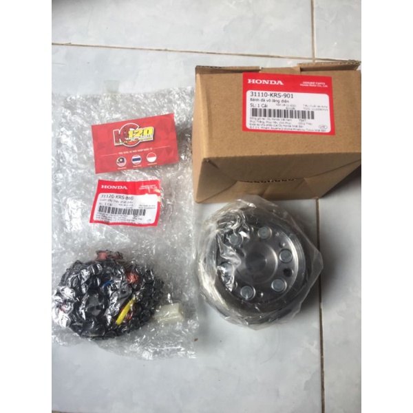 Combo qua lăng - mâm lửa xe dream/wave- zin chính hãng