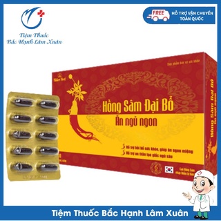 Hồng sâm đại bổ ngày 1viên - hỗ trợ bồi bồ sức khỏe, giúp ăn ngon miệng