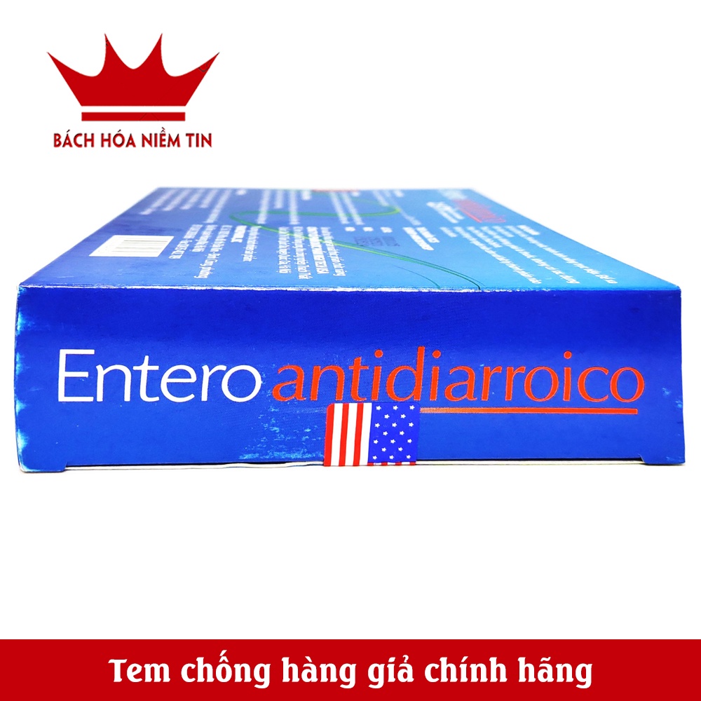 Men vi sinh Entero Antidiarroico bổ sung 2.5 tỷ lợi khuẩn, giảm rối loạn tiêu hóa, giảm táo bón, giảm đi ngoài nhiều lần