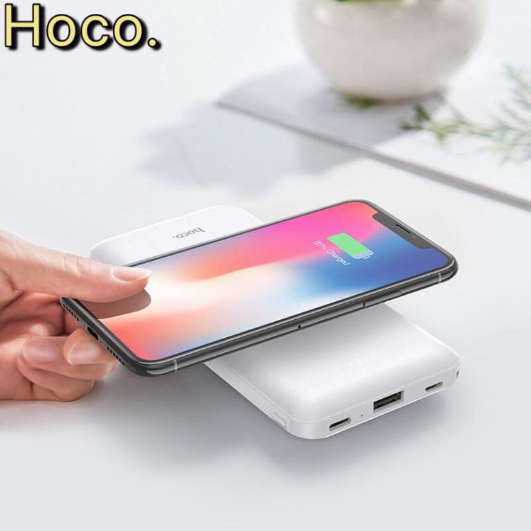 Sạc dự phòng Hoco J50 chính hãng 10000mah không dây BH 12 Tháng