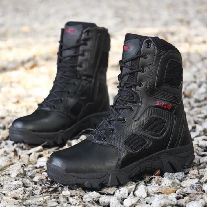 Winter 2 Colour Sport Army Men's Tactical Boots Outdoor Hiking High Top Combat Swat Boot - Sale 1