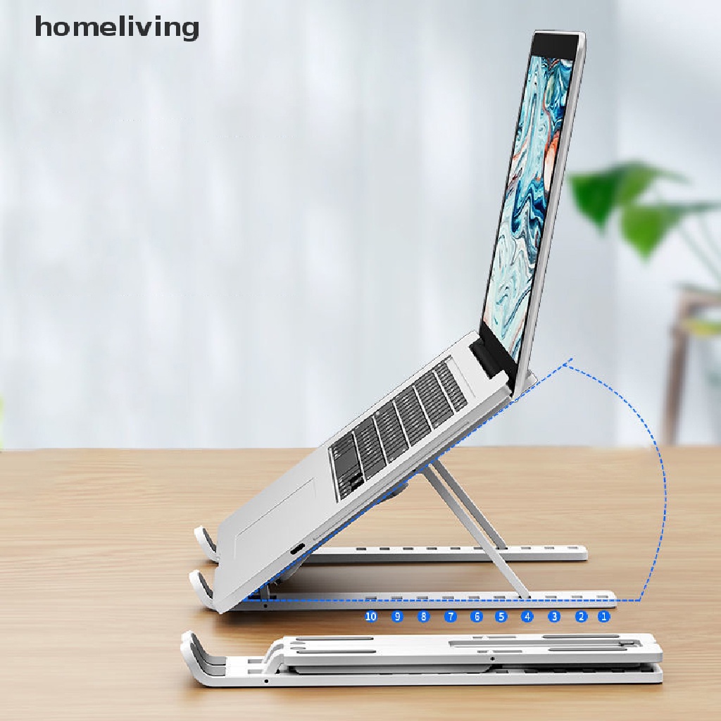 Giá Đỡ Máy Tính Bảng Bằng Hợp Kim Nhôm Có Thể Gấp Gọn Tiện Dụng Cho MacBook Pro Notebook