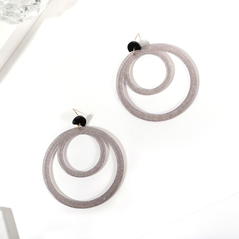 Bông Tai Dạng Treo Bằng Acrylic Phong Cách Vintage Thời Trang Cho Nữ