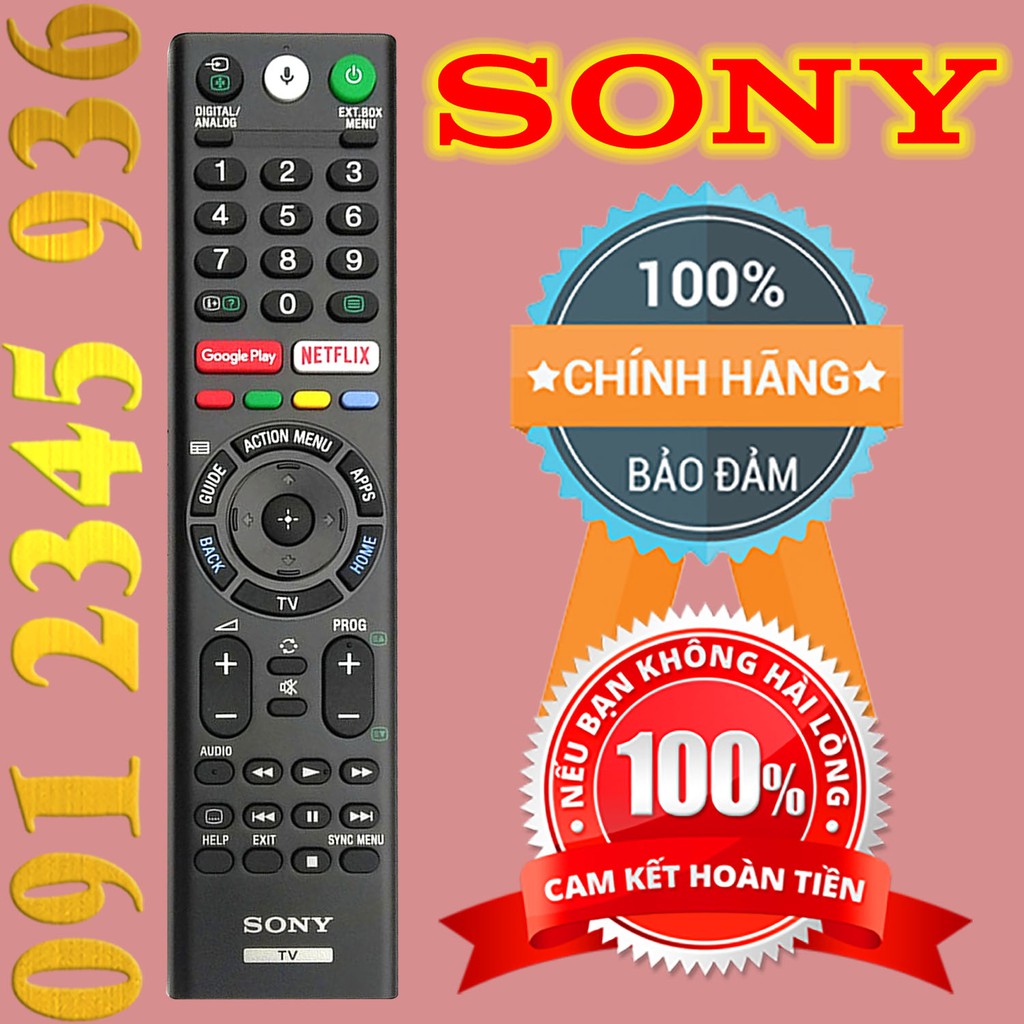 Điều khiển SONY có "GIỌNG NÓI'' có mã số RM-TX310P cho Tivi Smart. (Mẫu số 9)