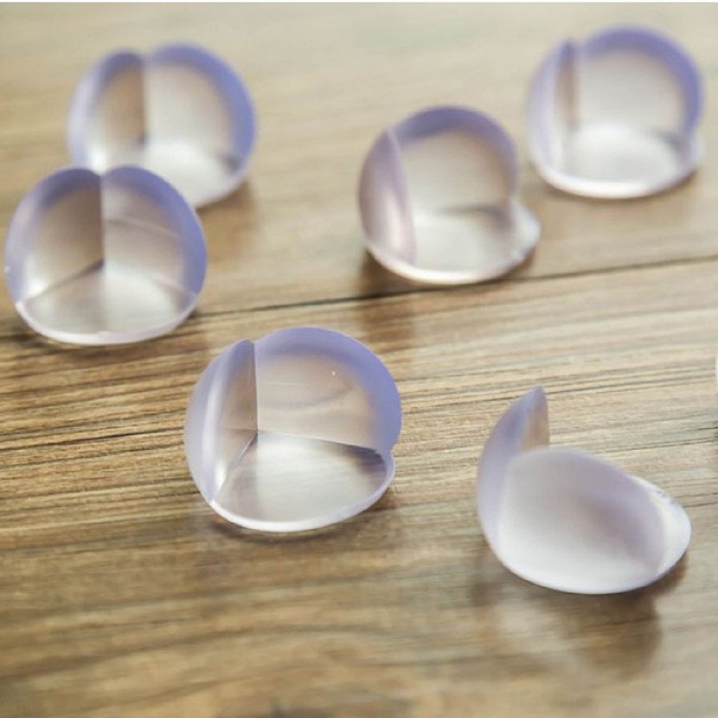 Bịt góc bàn, bọc cạnh bàn kính, cạnh tủ vuông bằng silicon an toàn cho bé 88258