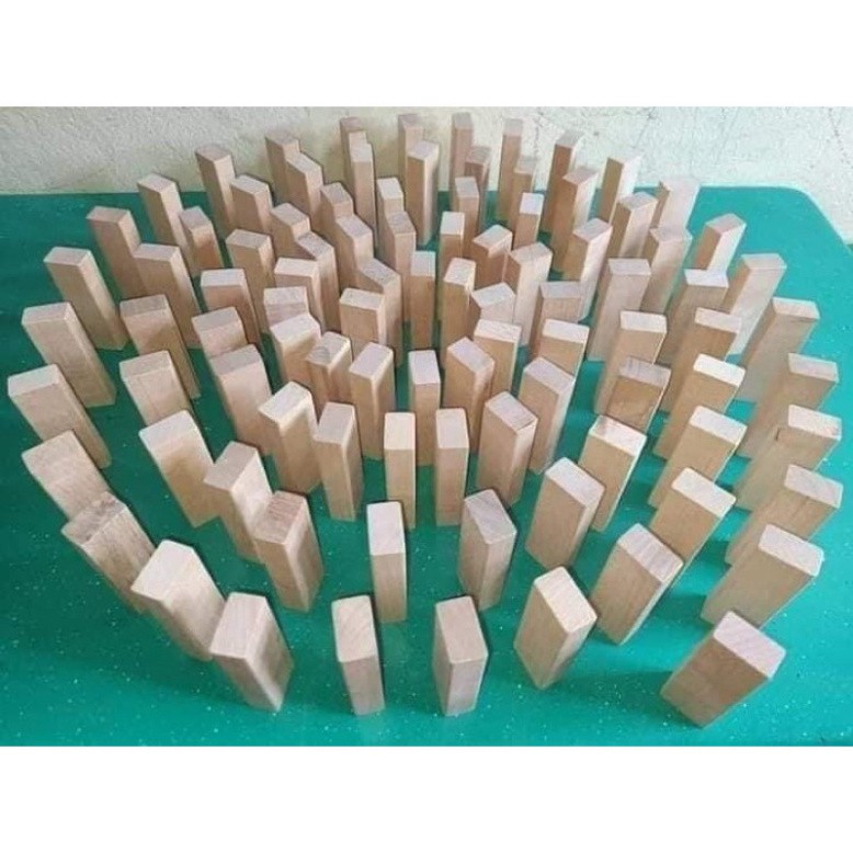 [G05]  1kg thanh xếp hình -rút gỗ - thanh domino cho bé thoả sức sáng tạo S020