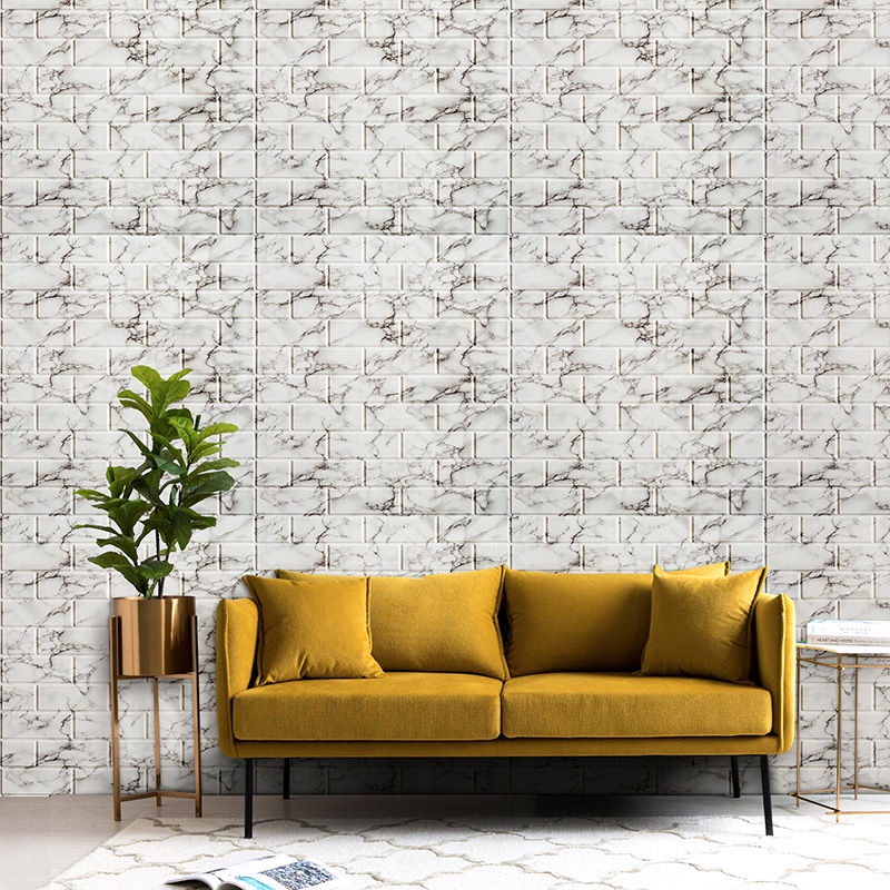 Xốp dán tường giả gạch 3D - Khổ lớn 35x30cm - Hàng loại 1