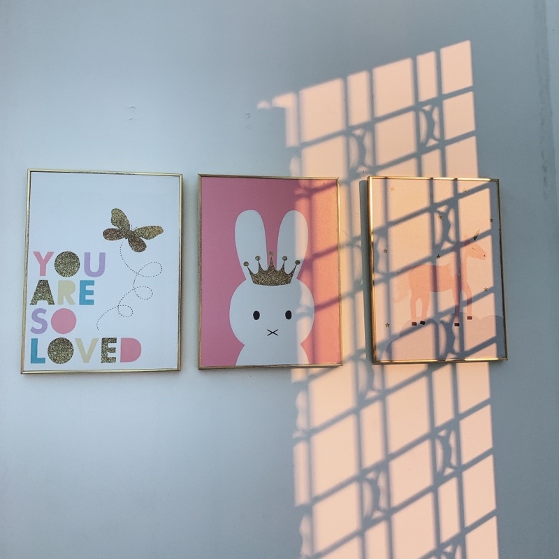 Tranh treo tường phòng ngủ cho bé,decor phòng kích thước 30*40,40*60