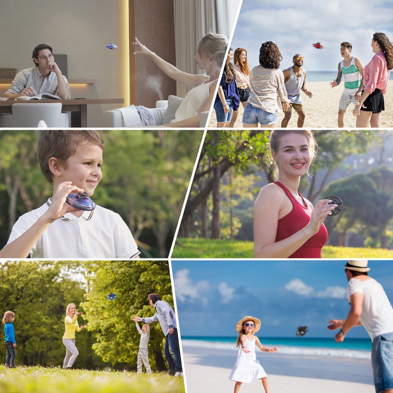 Đồ chơi bay điều khiển từ xa mini có đèn led cho trẻ em