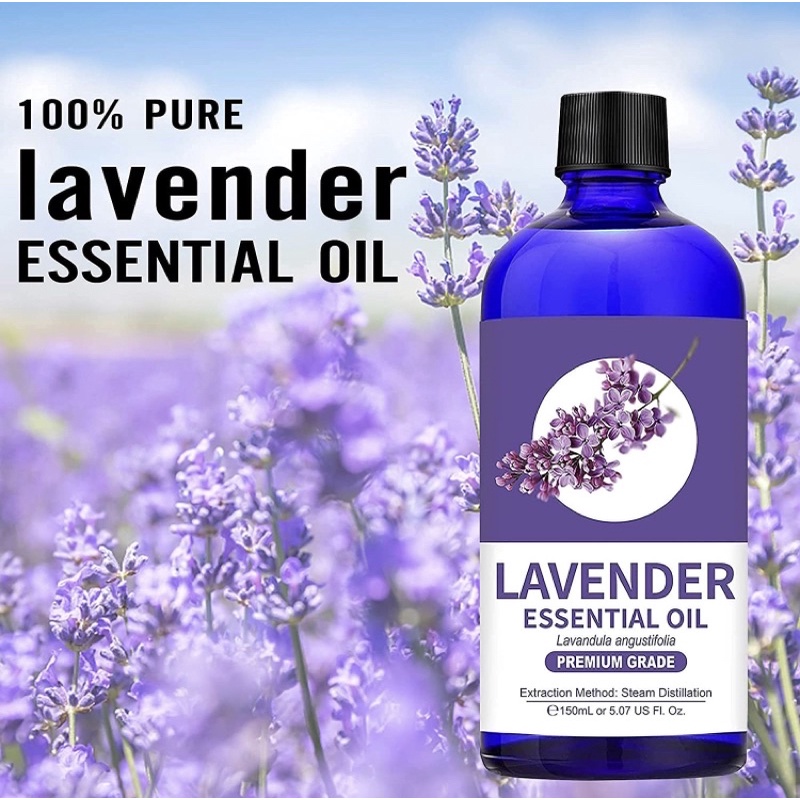 Tinh dầu oải hương 100% tự nhiên Lagunamoon Lavender Essential Oil 150ml USA