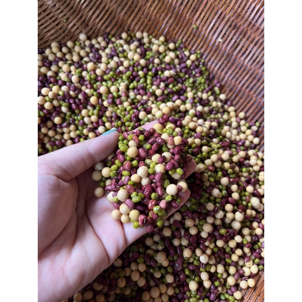 1kg bột đậu mix rang xay nhà làm
