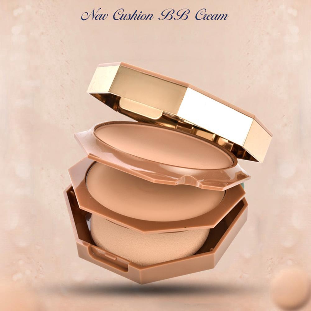 [Hàng mới về] Phấn che khuyết điểm kiềm dầu và lâu trôi hiệu quả 2 tầng khô và ướt TLM