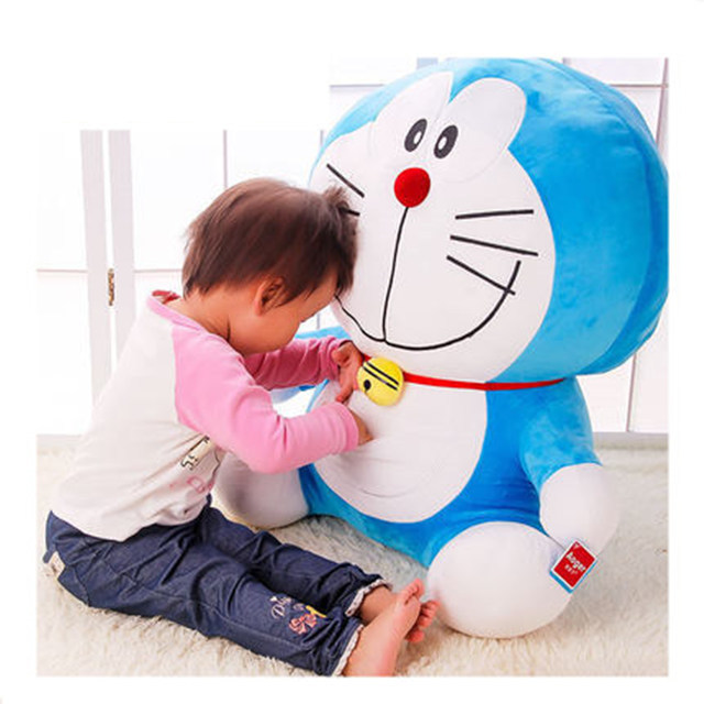 Búp Bê Nhồi Bông Hình Doraemon Màu Xanh