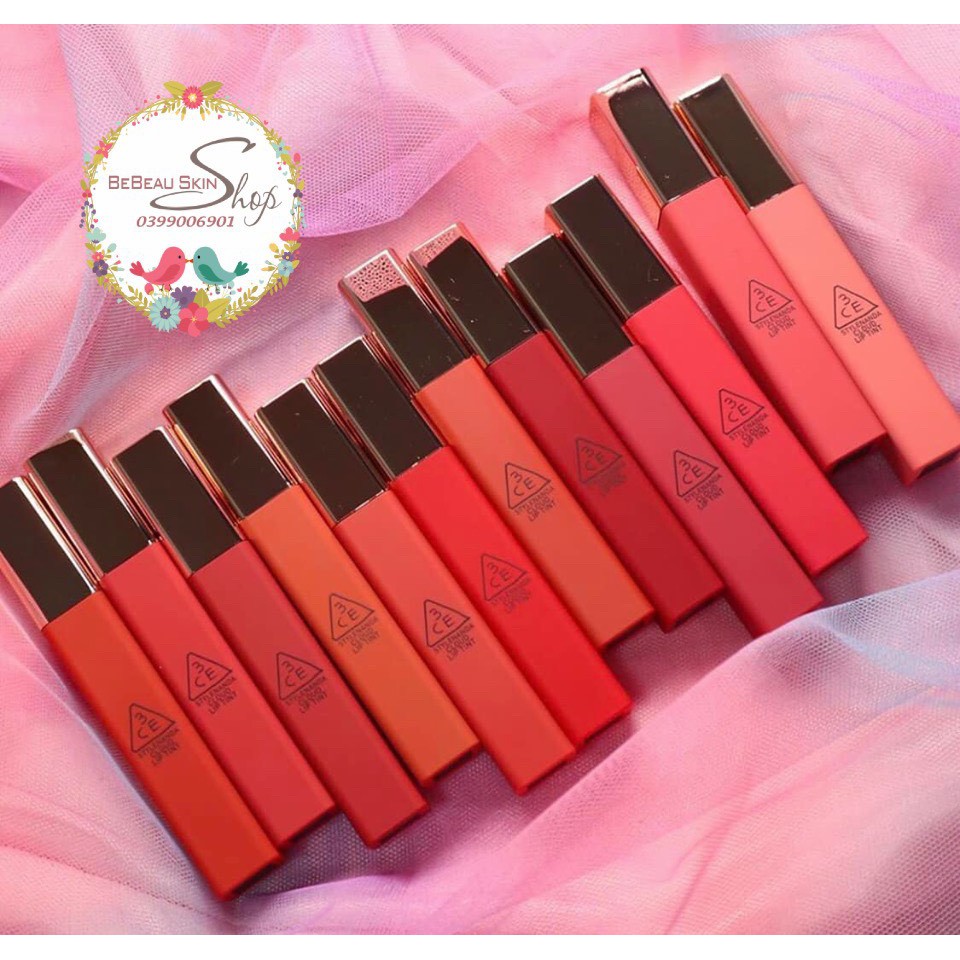 Son kem 3ce Cloud Lip Tint [ BEBEAU ] Son 3CE Mịn Nhẹ Như Mây Macaron Red Needful Immanence Live A Little  Peach Tease | BigBuy360 - bigbuy360.vn